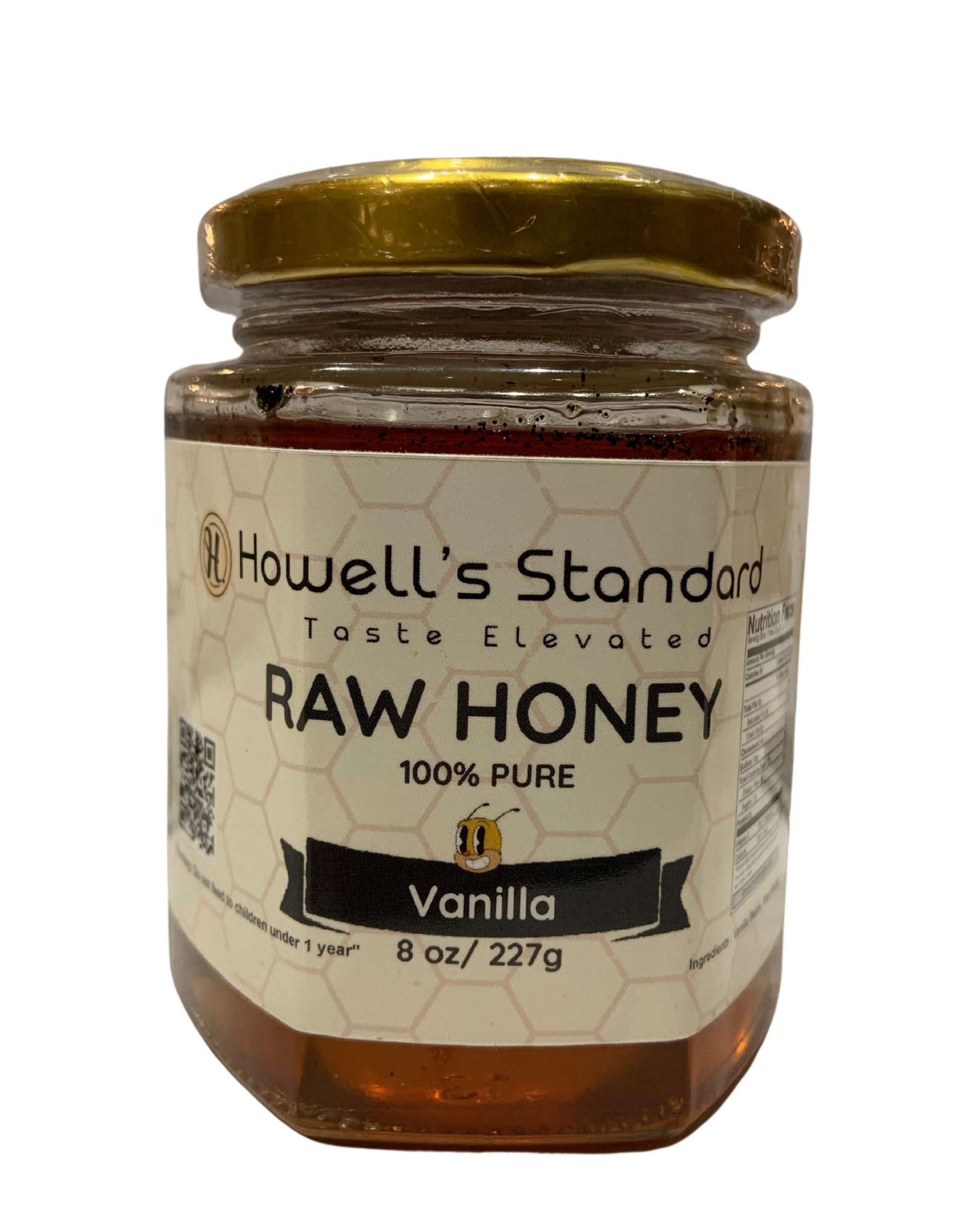 Madagascar Vanilla Bean Infused Raw Honey