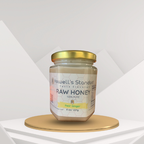 Pear Ginger Infused Raw Honey