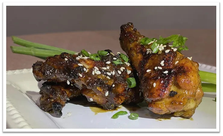 Grilled Soy Ginger Hot Wings