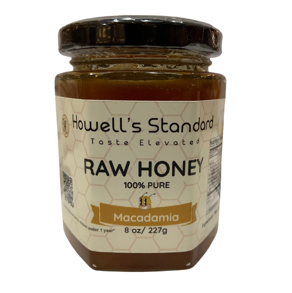 Pure Macadamia Nut Raw Honey